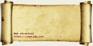 Tijana Okanović vizit kartica